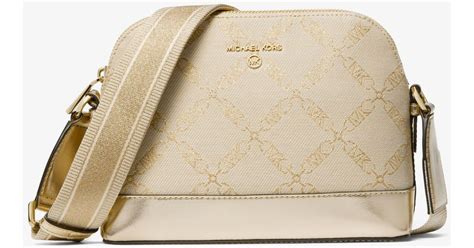 michael kors empire crossbody|Jet Set Large Empire Logo Jacquard Dome Crossbody Bag.